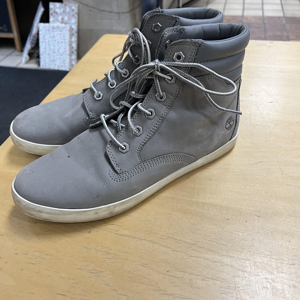 Timberland Dausette Shoes Womens Size 10 Grey Nubuck Sneaker Boots High Top‎